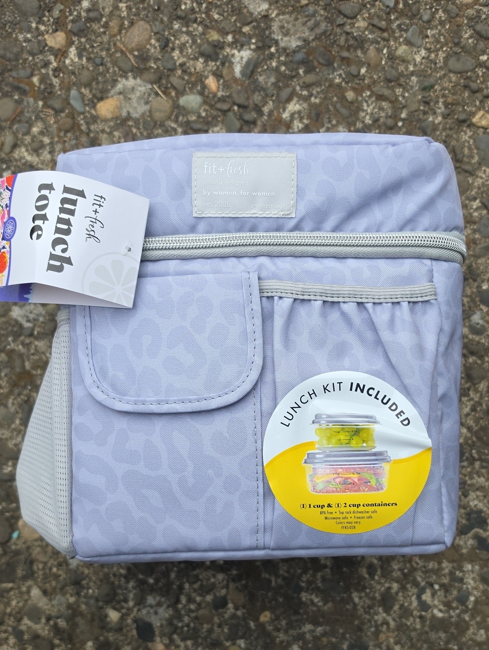 Lilac Kids Lunch Tote with Included Lunch Kit